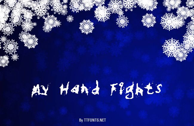 My Hand Fights example